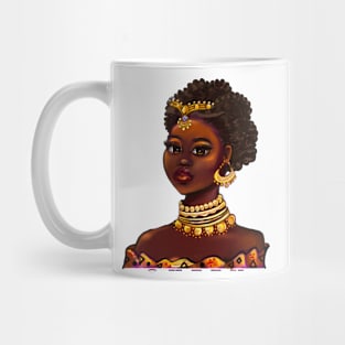 African American queen melanin black woman Mug